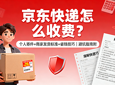 京东快递怎么收费？个人寄件 + 商家发货标准 + 省钱技巧，避坑指南附