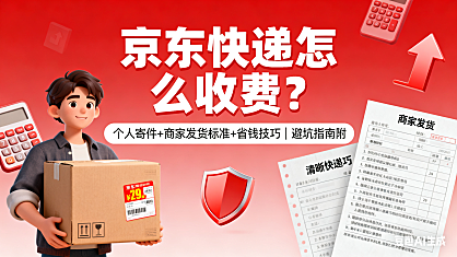 京东快递怎么收费？个人寄件 + 商家发货标准 + 省钱技巧，避坑指南附