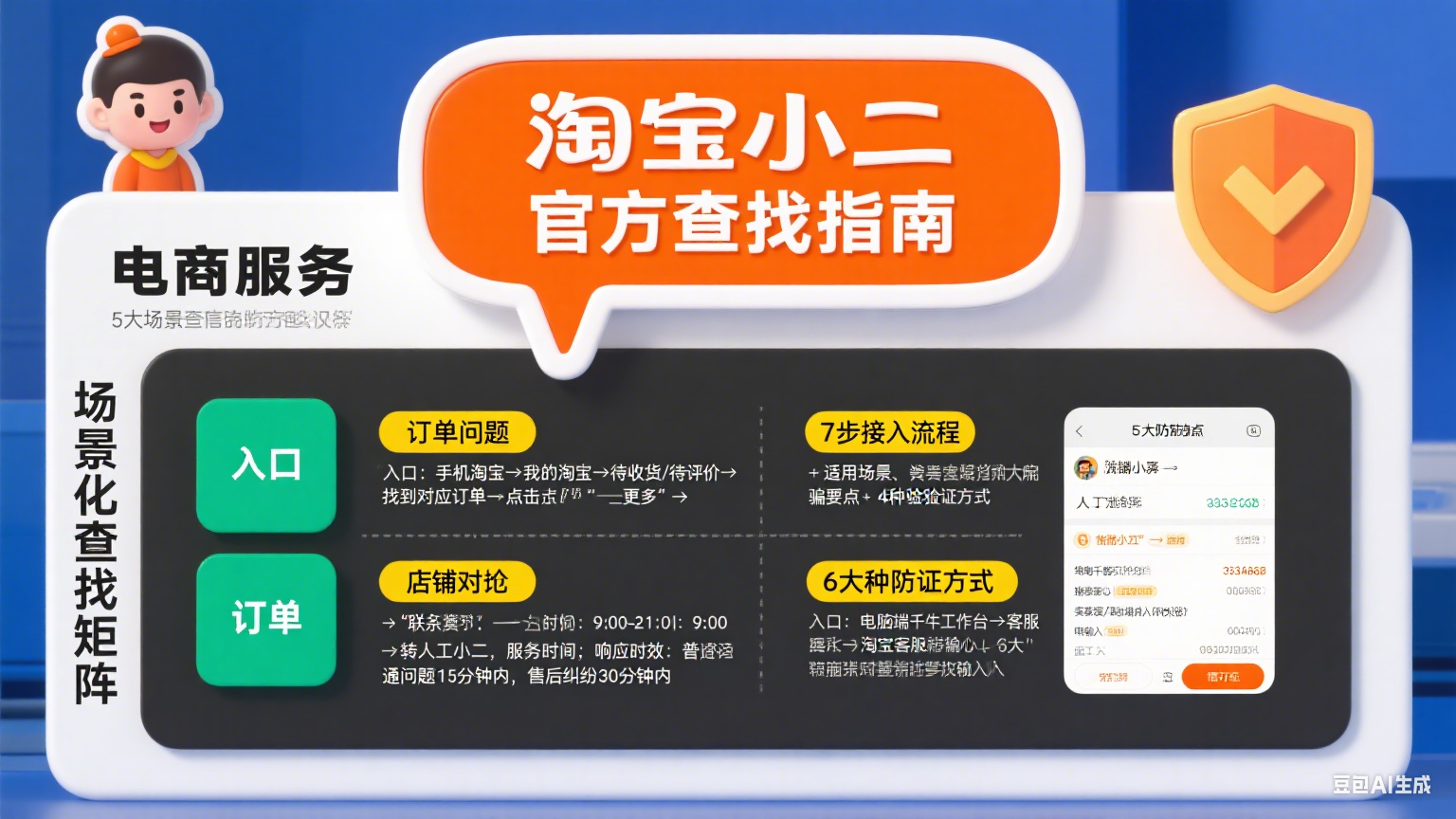 淘宝小二在哪里找?分场景查找方法 + 避坑全攻略