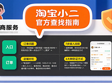 淘宝小二在哪里找？分场景查找方法 + 避坑全攻略
