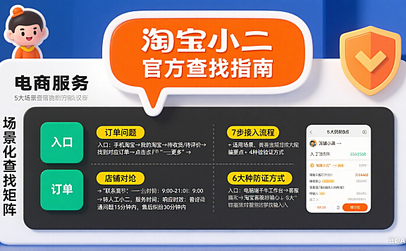 淘宝小二在哪里找？分场景查找方法 + 避坑全攻略