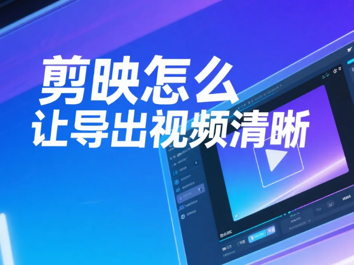 剪映怎么让导出视频清晰?5步高清设置+4个避坑技巧,新手也能出4K画质