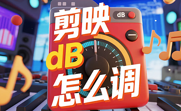 剪映 dB 怎么调?3 步精准控音量 + 4 个避坑技巧