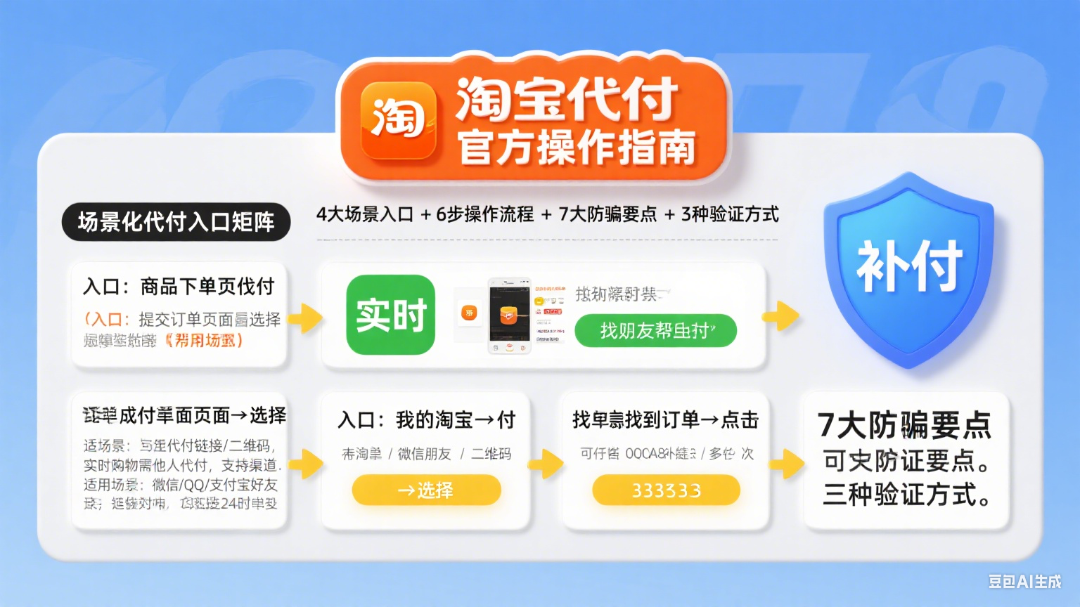 淘宝代付在哪里找?分场景操作 + 避坑全攻略