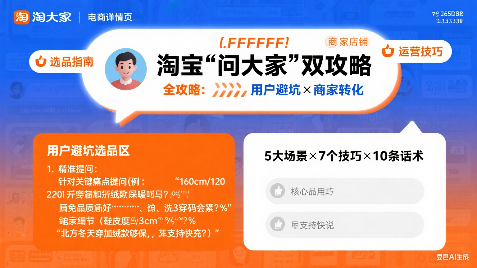 淘宝 “问大家” 怎么用?用户避坑选品 + 商家提升转化实操指南