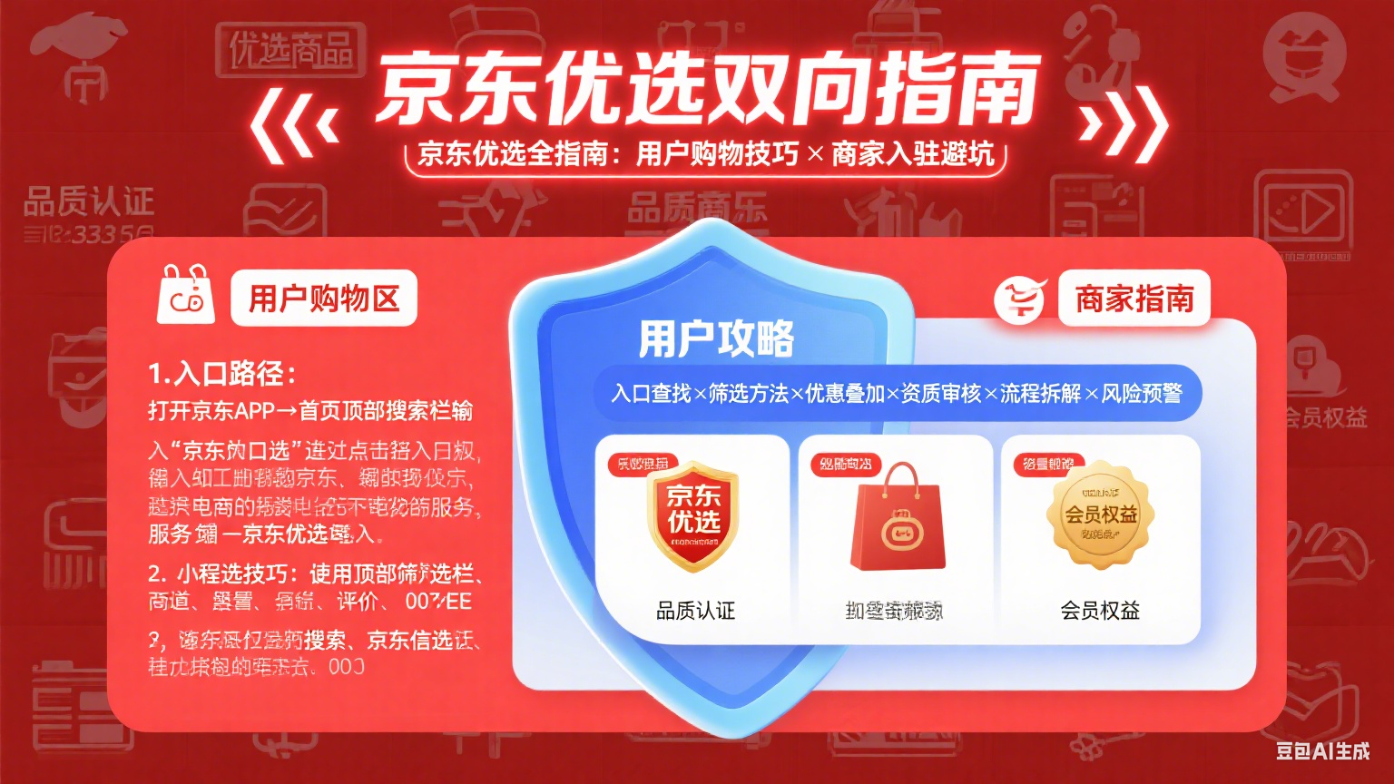 京东优选怎么用?用户购物技巧 + 商家入驻避坑全指南