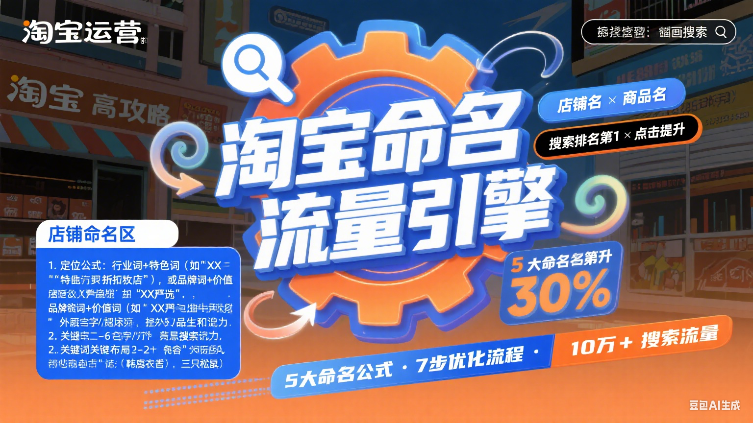 淘宝名字怎么取?店铺名 + 商品名的高流量实操指南