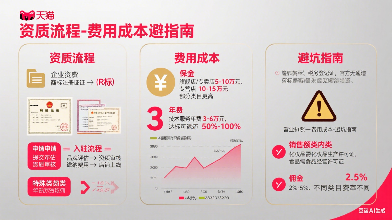 开天猫店难吗?资质流程 + 费用成本 + 避坑全指南