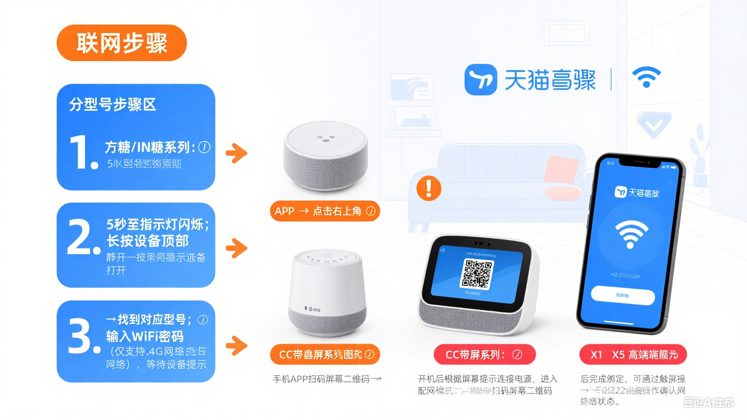 天猫精灵怎么联网?分型号步骤 + 避坑指南,小白也能一次成功