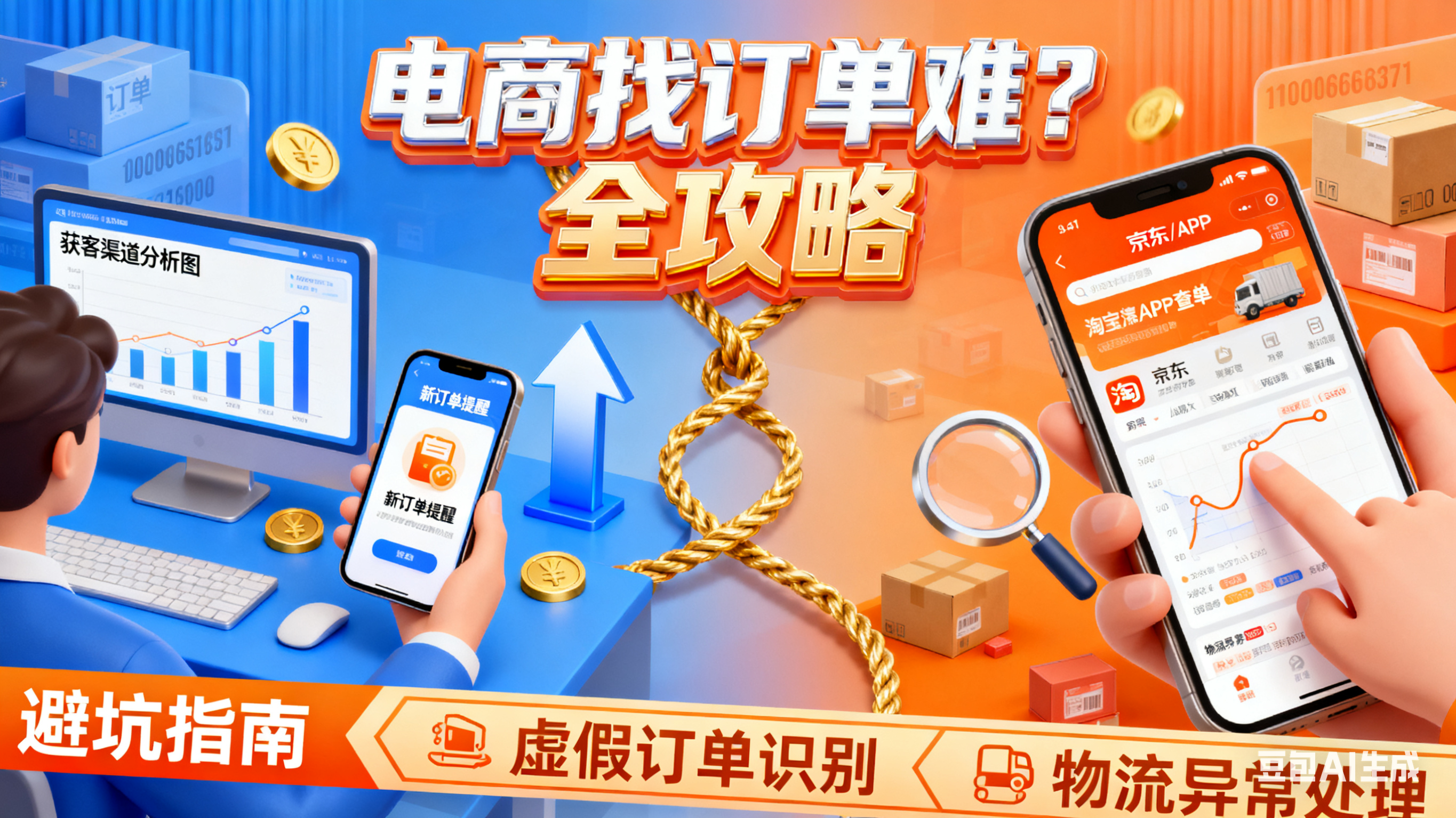电商找订单难?商家获客 + 买家查单全攻略,避坑指南附