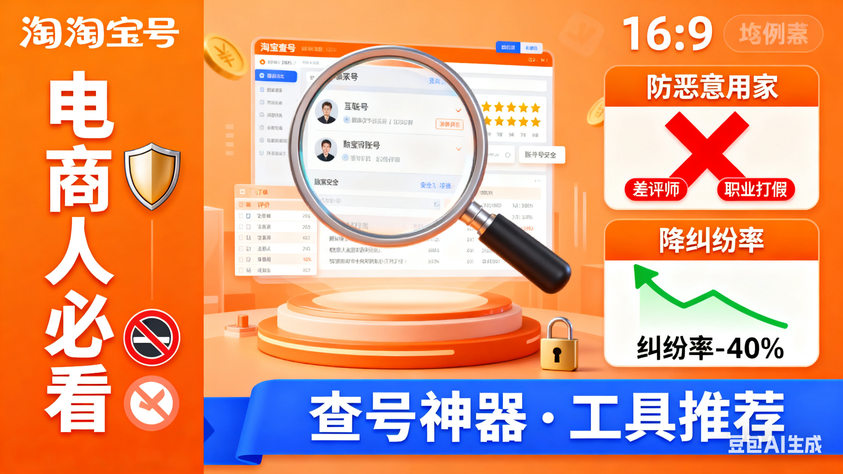 电商人必看!淘宝查号神器全攻略:防恶意买家、降纠纷率,附实用工具推荐