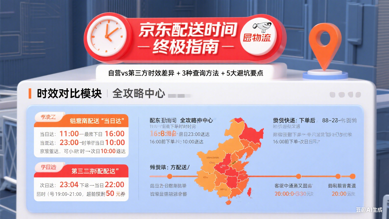京东配送时间最晚几点?自营 / 第三方差异 + 查询方法 + 避坑攻略