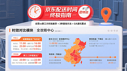 京东配送时间最晚几点?自营 / 第三方差异 + 查询方法 + 避坑攻略