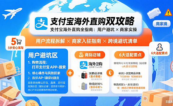 支付宝海外直购怎么用?用户避坑 + 商家适配实操指南