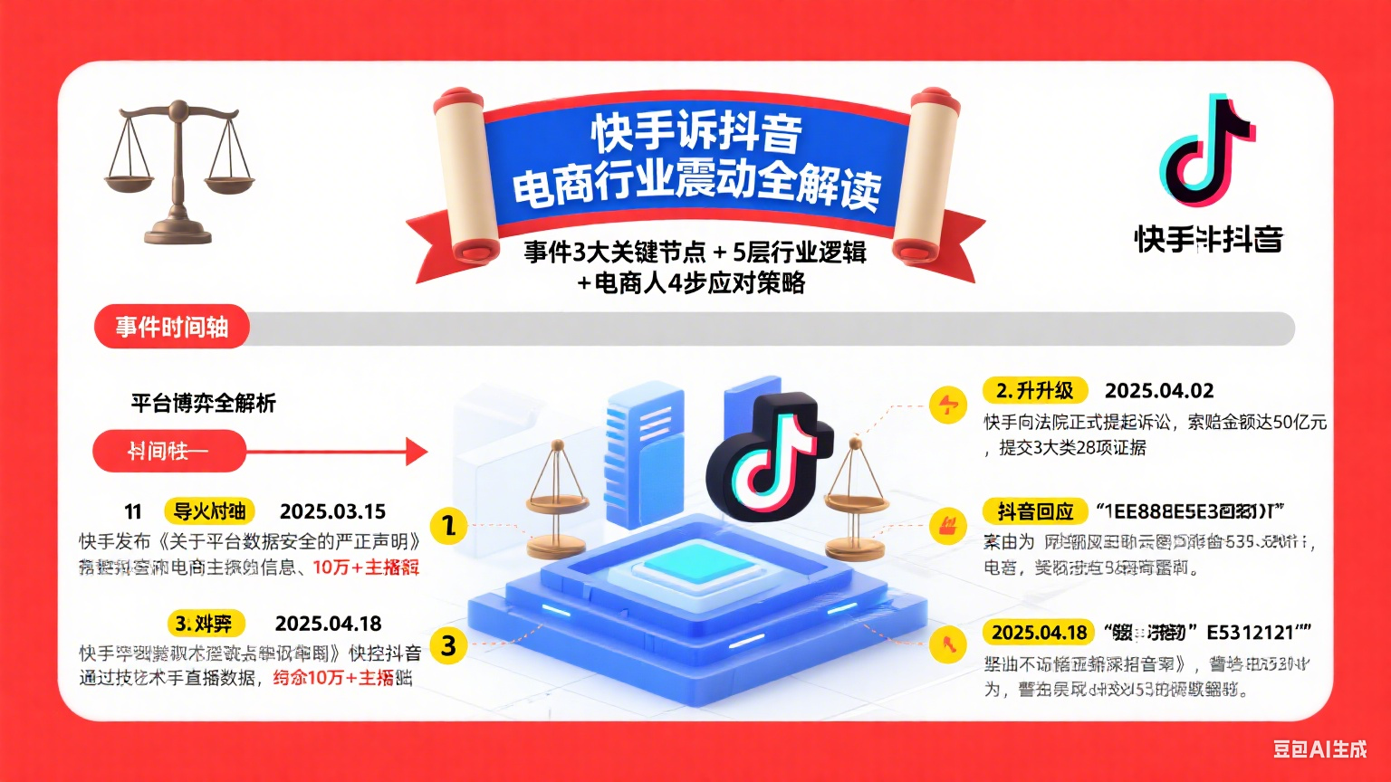 快手向抖音索赔:事件始末、行业逻辑及电商人应对建议