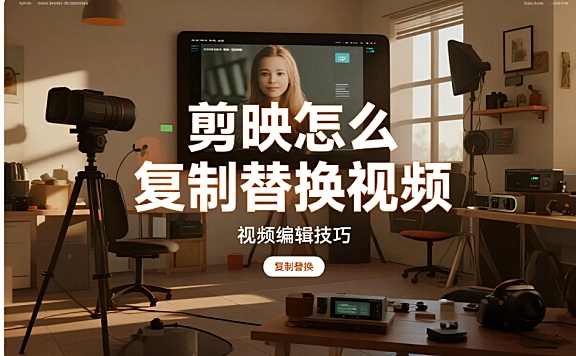 剪映怎么复制替换视频?3 步单段 / 批量操作 + 4 个避坑技巧