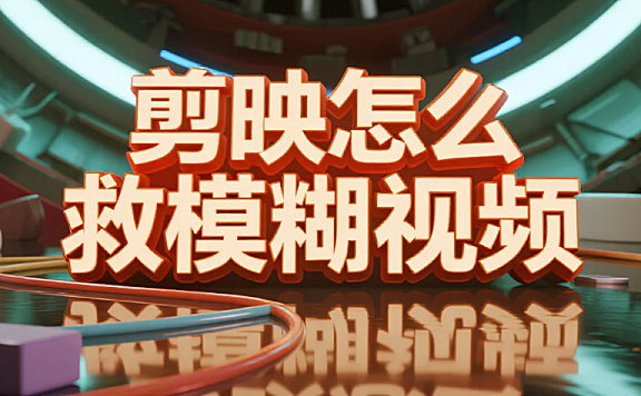 剪映怎么救模糊视频?3 步分场景锐化 + 调色