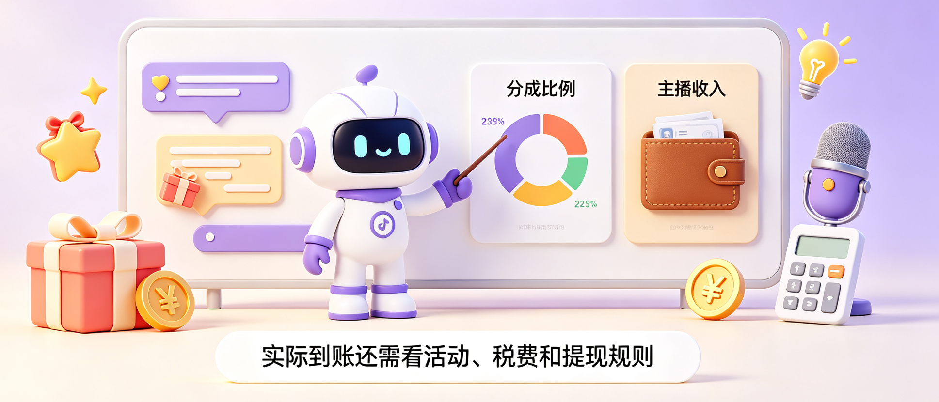 抖音礼物分成