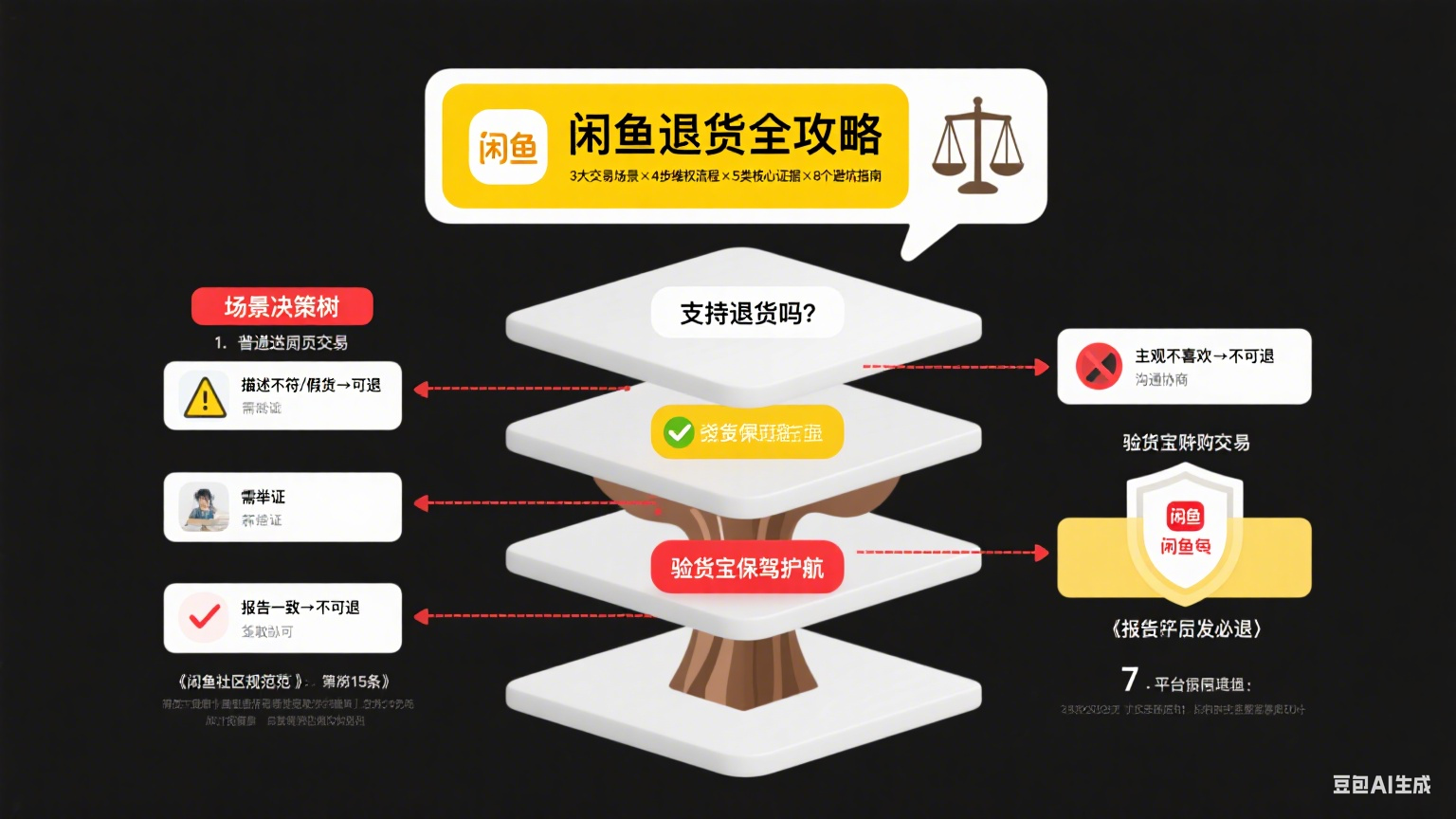 闲鱼上可以退货吗?分场景流程 + 避坑全攻略