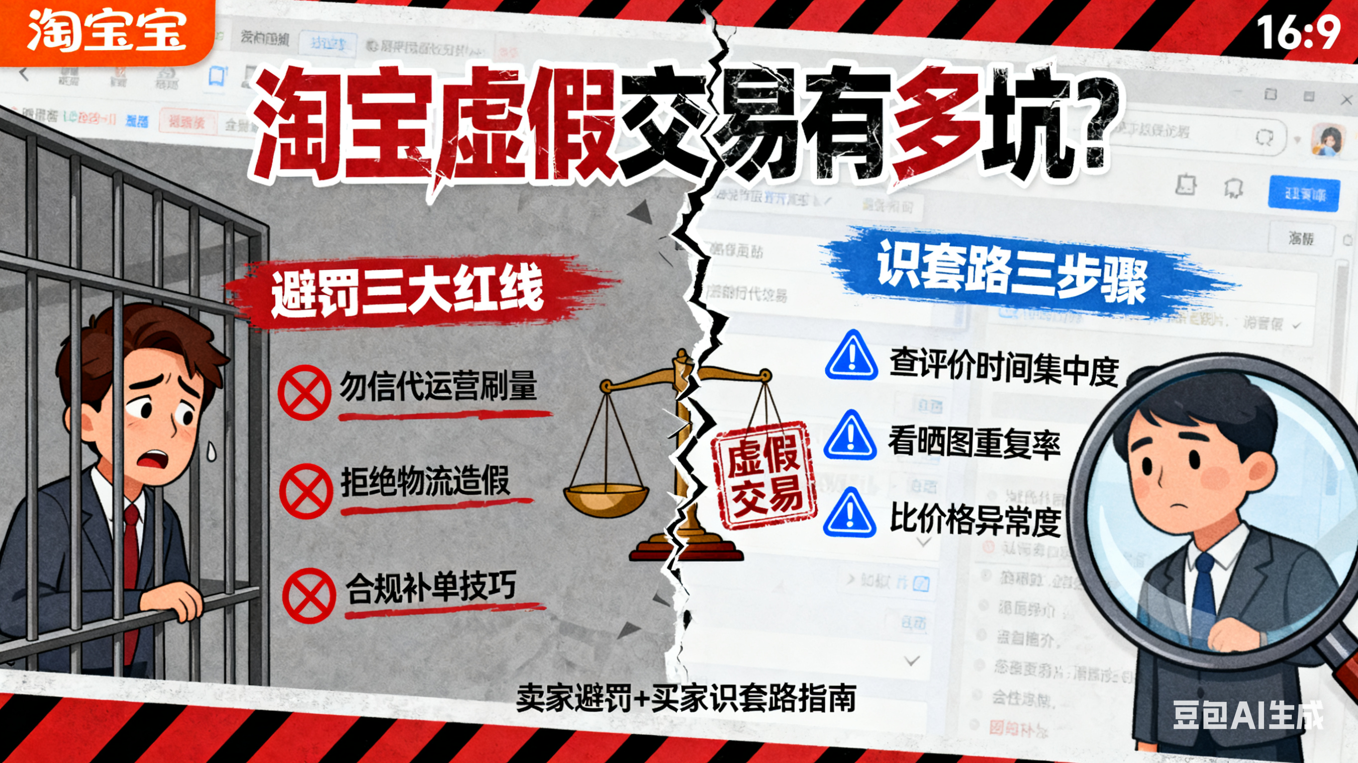 淘宝虚假交易有多坑?卖家避罚 + 买家识套路指南