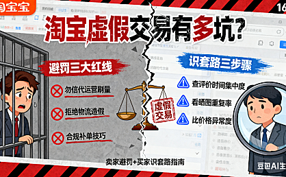 淘宝虚假交易有多坑?卖家避罚 + 买家识套路指南