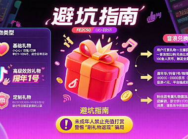 抖音礼物怎么玩?类型解析 + 音浪兑换 + 避坑全指南