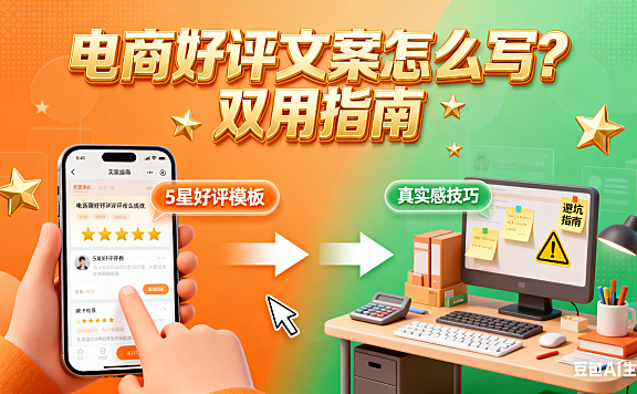 电商好评文案怎么写?品类模板 + 真实感技巧 + 避坑指南,商家 / 买家双用