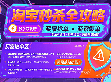 淘宝秒杀怎么抢？买家避坑 + 商家引流全指南