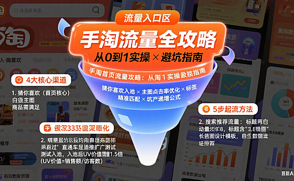 手淘首页流量怎么获取？从 0 到 1 实操方法 + 避坑指南
