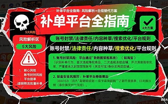 补单平台是什么?风险解析 + 合规替代方案全指南
