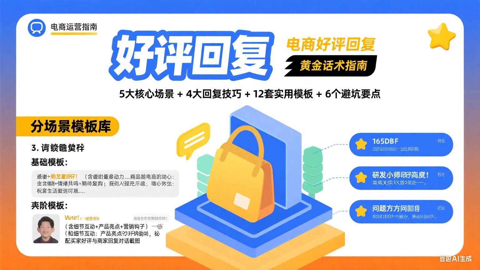电商回复好评怎么写?分场景模板 + 技巧 + 避坑全攻略