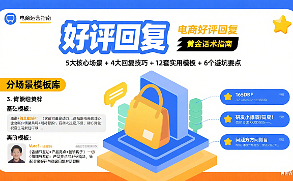 电商回复好评怎么写?分场景模板 + 技巧 + 避坑全攻略