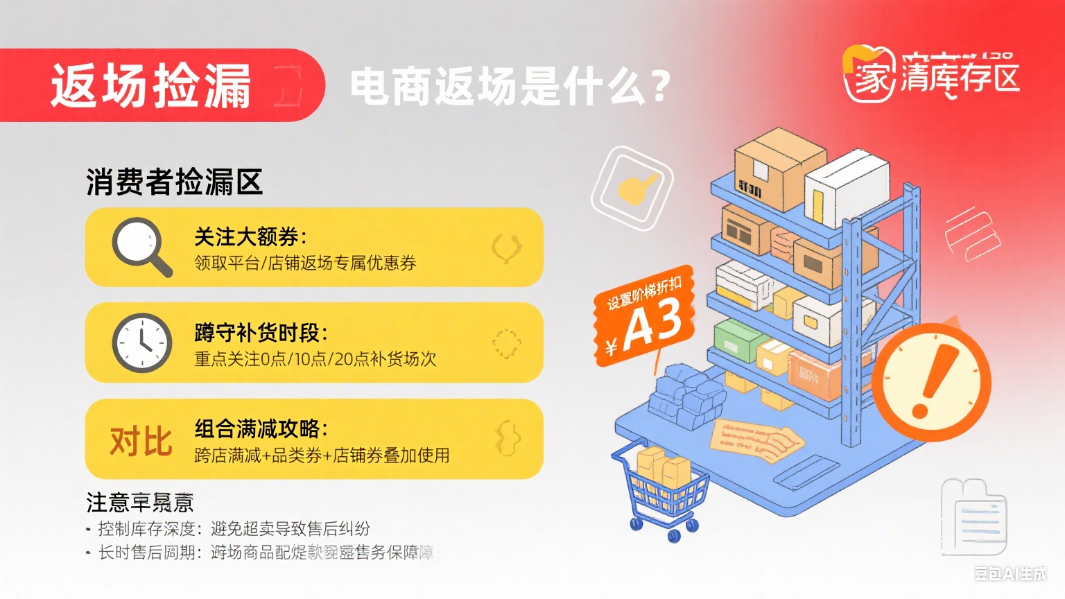 电商返场是什么?消费者捡漏 + 商家清库存全指南