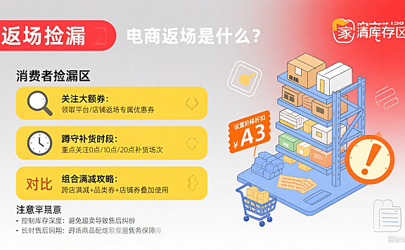 电商返场是什么?消费者捡漏 + 商家清库存全指南