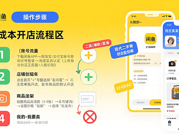 闲鱼怎么开店？0 成本全流程 + 选品技巧 + 避坑指南，新手必看