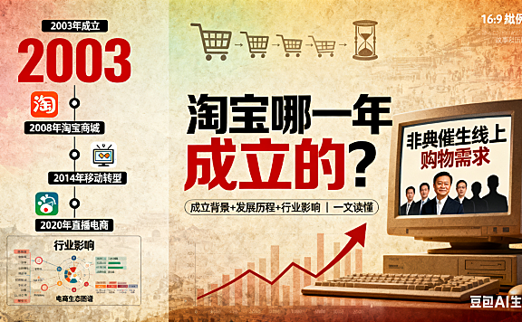 淘宝哪一年成立的？成立背景 + 发展历程 + 行业影响，一文读懂