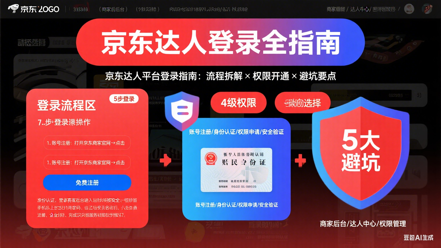 京东达人平台怎么登录?流程拆解 + 权限开通 + 避坑全指南