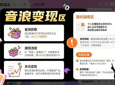 抖音音浪是什么？主播变现 + 避坑全指南，别让收益白流失