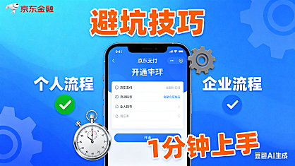 京东支付怎么开通?个人 / 企业全流程 + 避坑技巧,1 分钟上手
