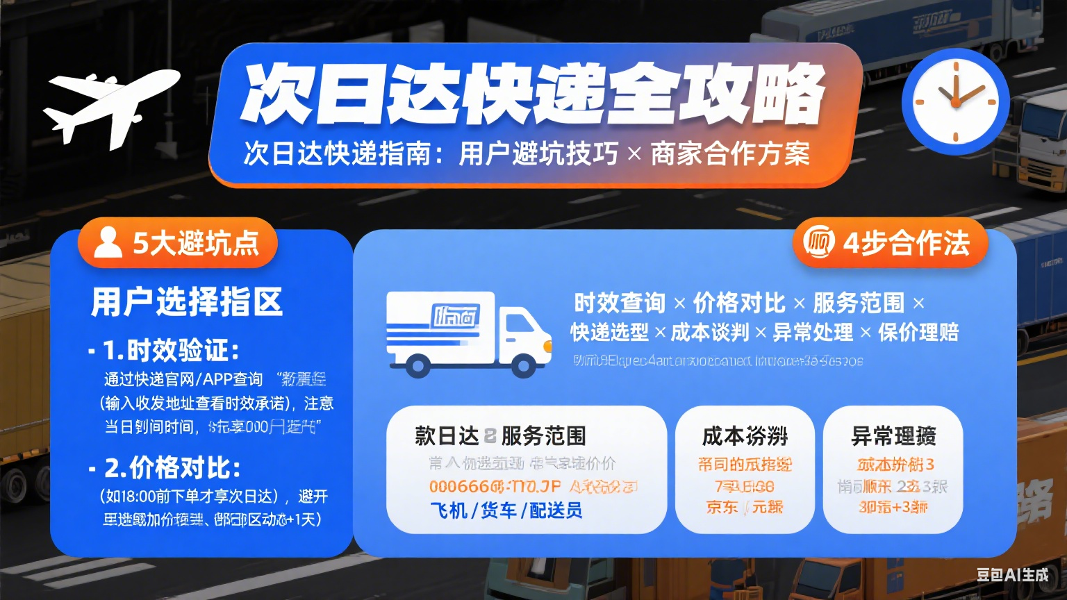 次日达快递怎么选?用户避坑 + 商家合作全指南