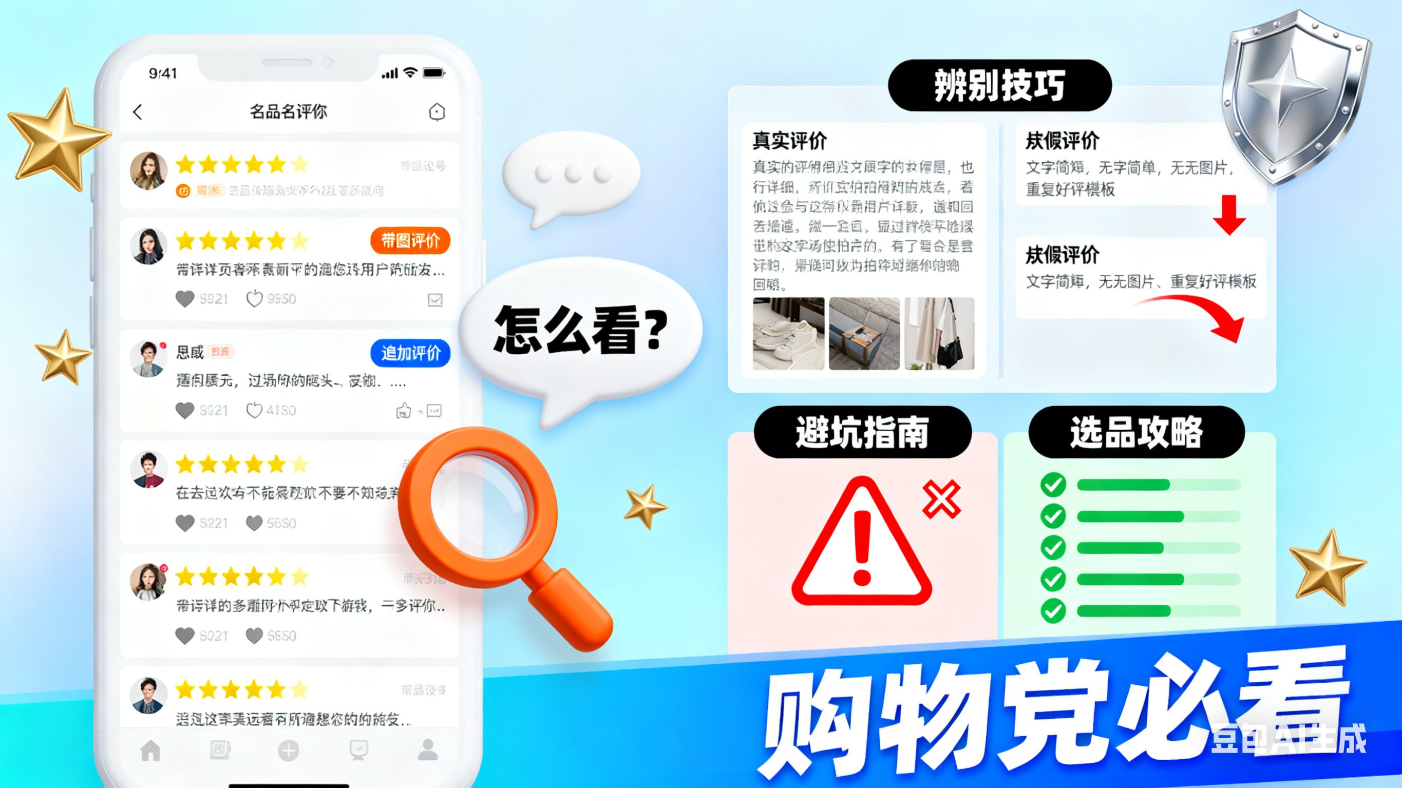 电商商品评价怎么看?辨别技巧 + 避坑指南 + 选品攻略,购物党必看