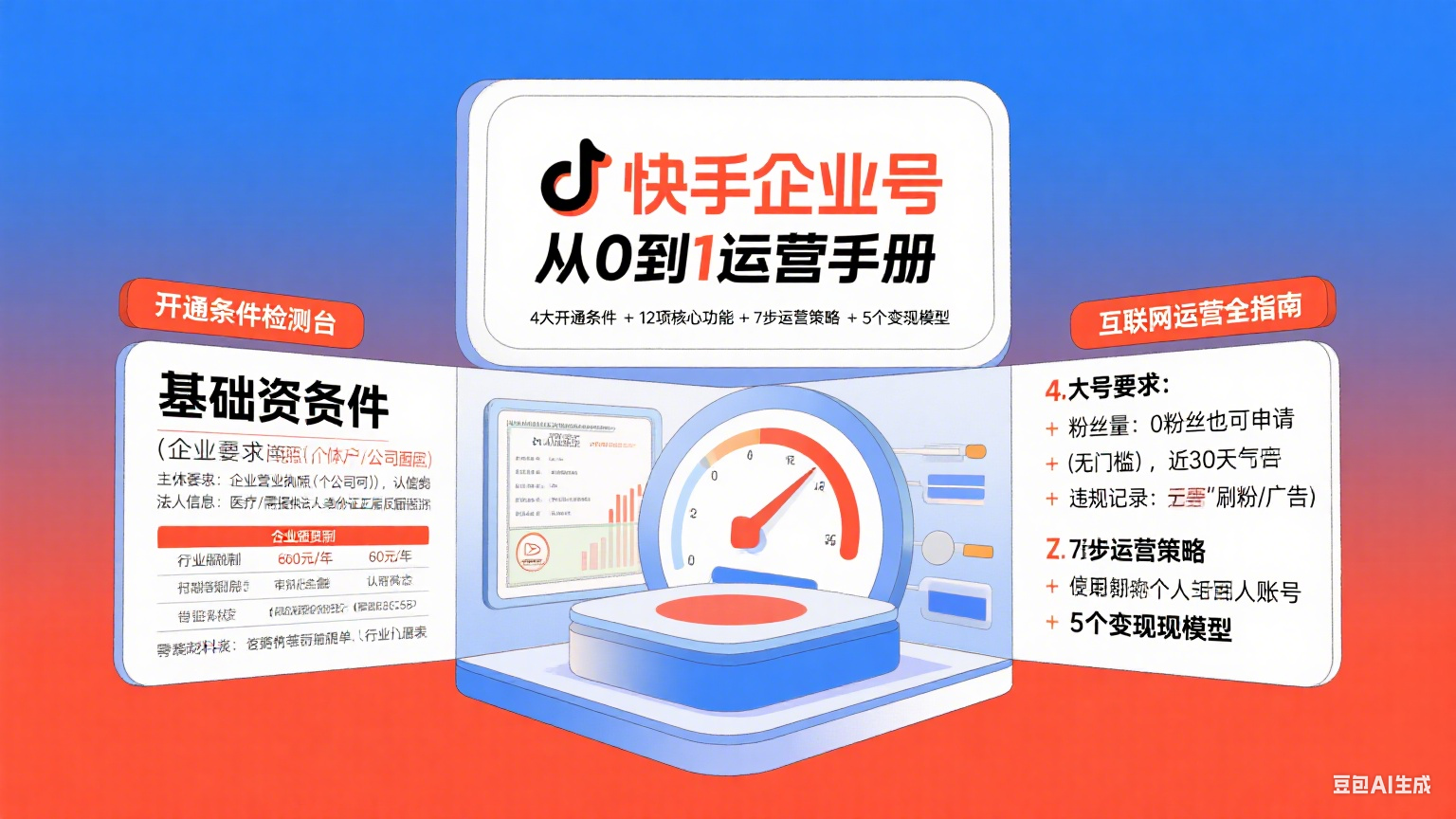 快手企业号怎么玩?开通条件 + 功能拆解 + 运营攻略