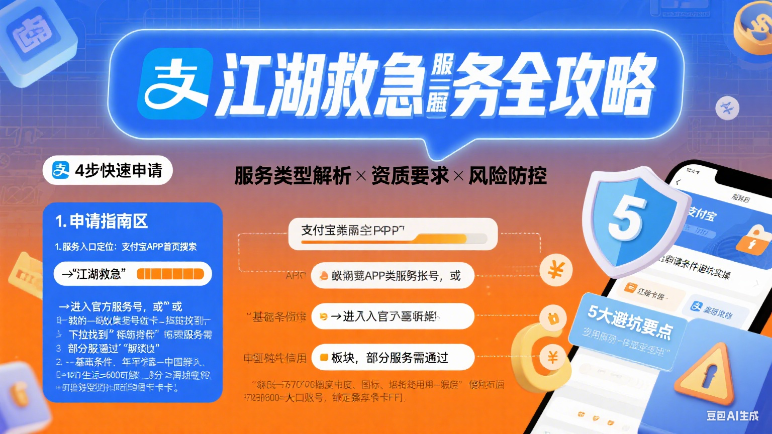 支付宝 “江湖救急” 类服务怎么用?申请条件 + 避坑实操指南