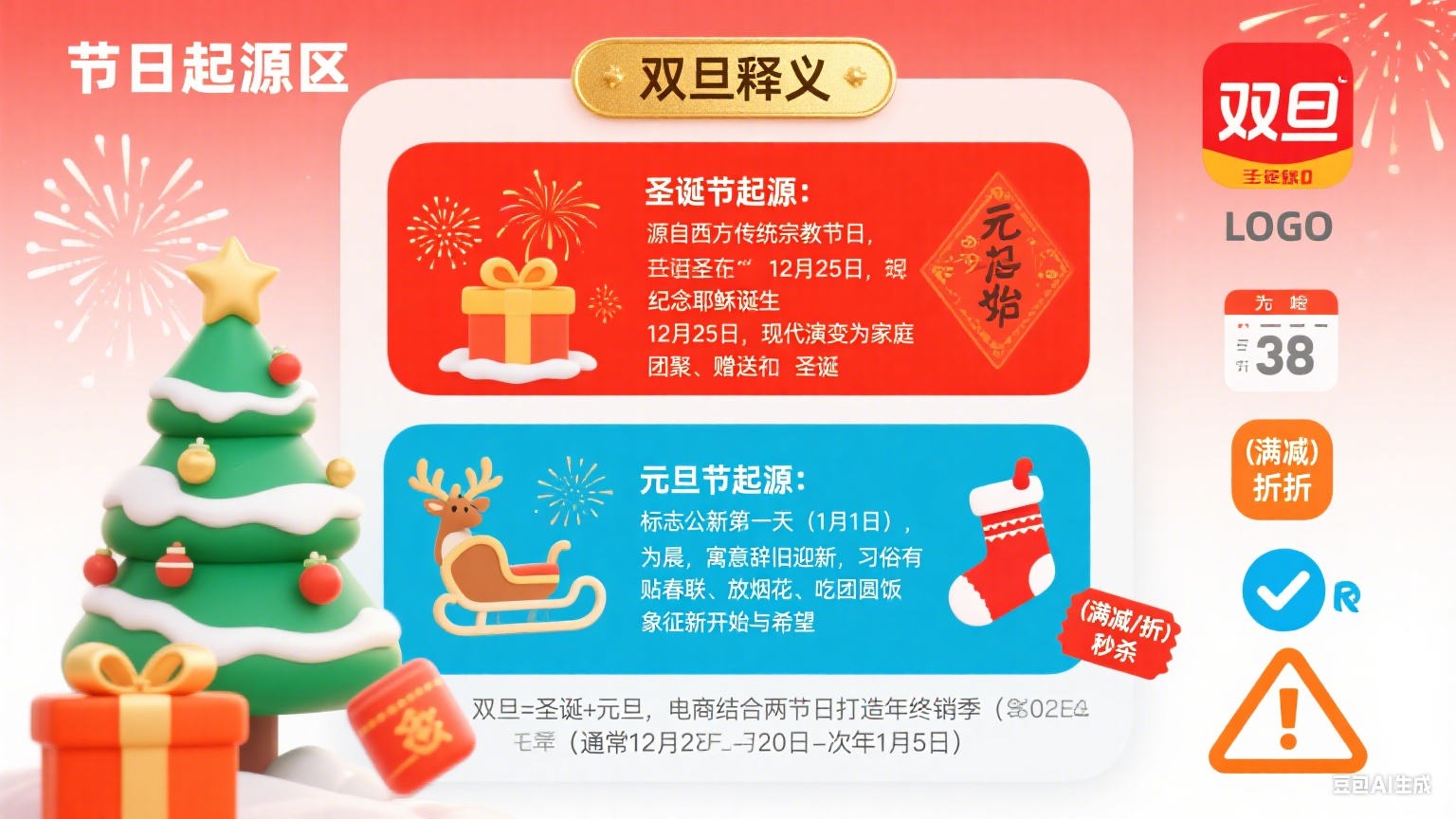 双旦是什么意思?起源 + 电商促销攻略 + 避坑指南,购物党必看