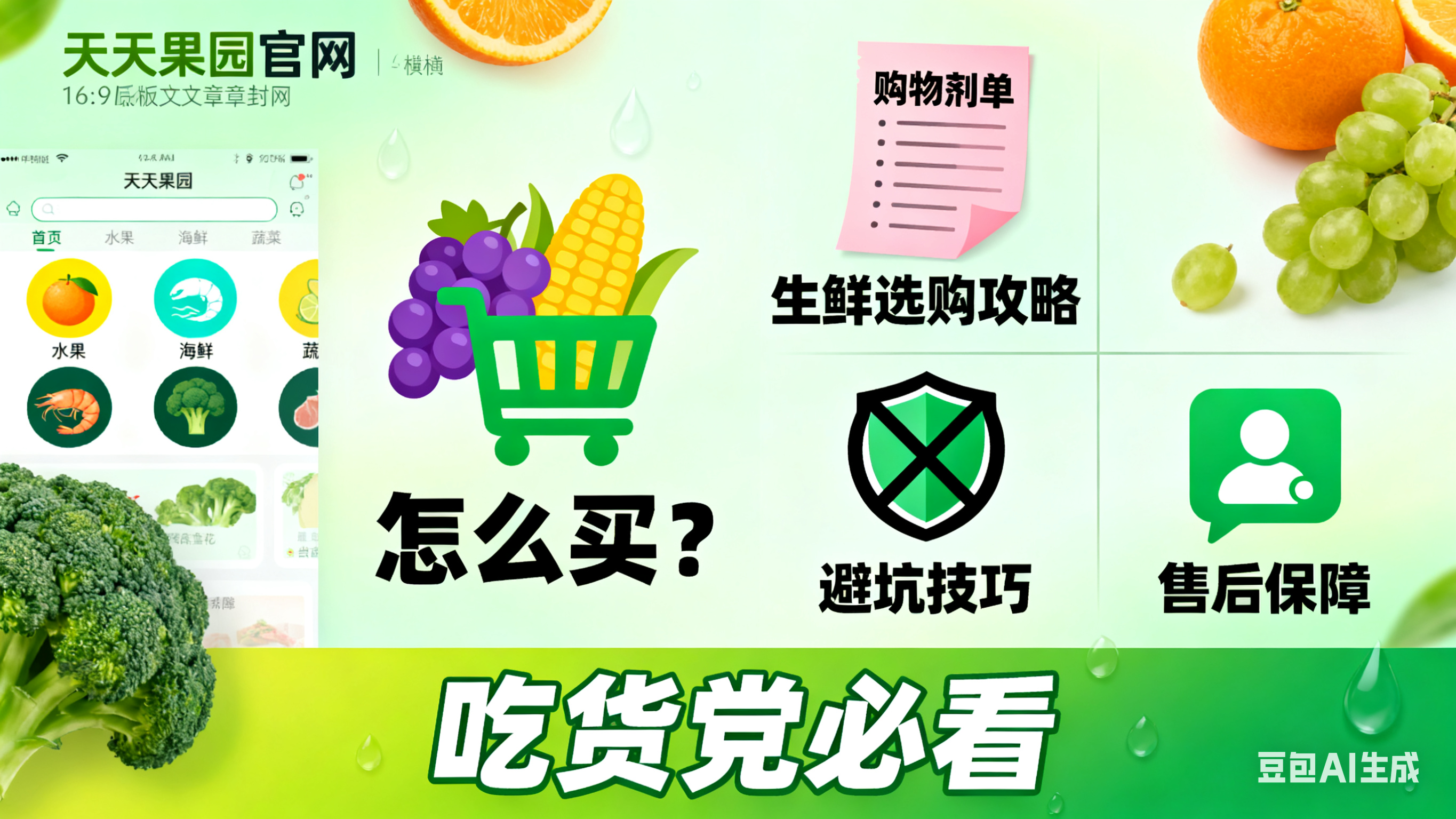 天天果园官网怎么买?生鲜选购攻略 + 避坑技巧 + 售后保障,吃货党必看