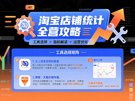 淘宝店铺统计怎么玩?工具选择 + 指标解读 + 运营优化全指南