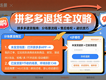 拼多多怎么退货？分场景流程 + 售后维权 + 避坑全指南