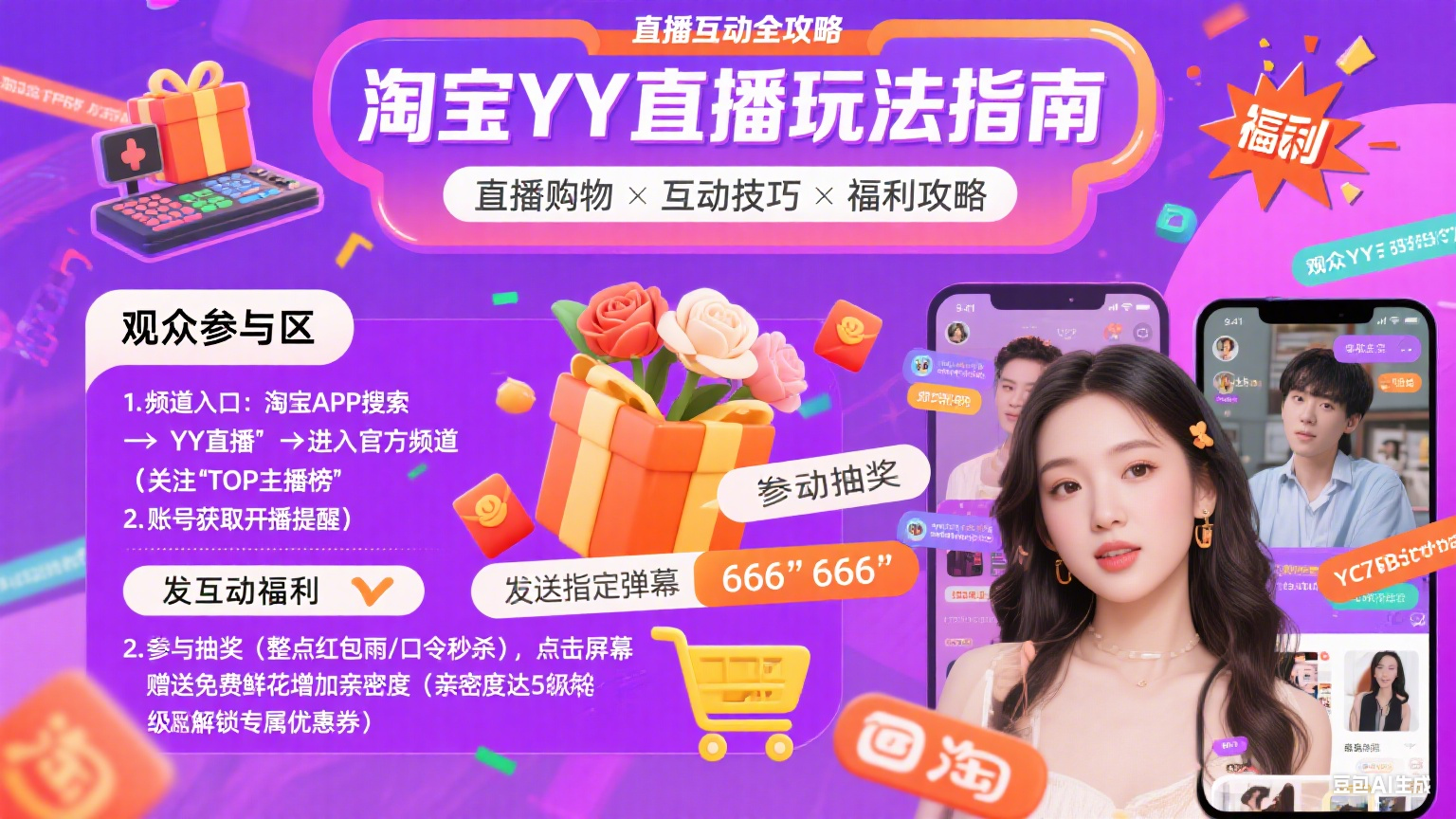 淘宝 YY 频道怎么玩?直播购物 + 互动福利全指南