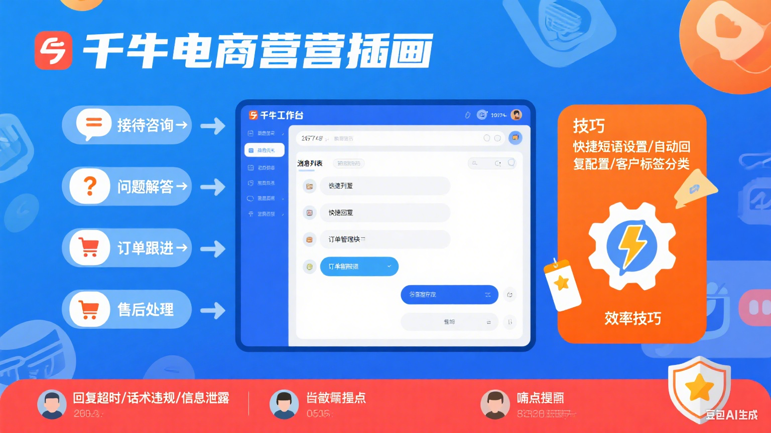 千牛客服怎么用?商家实操流程 + 效率技巧 + 避坑全指南