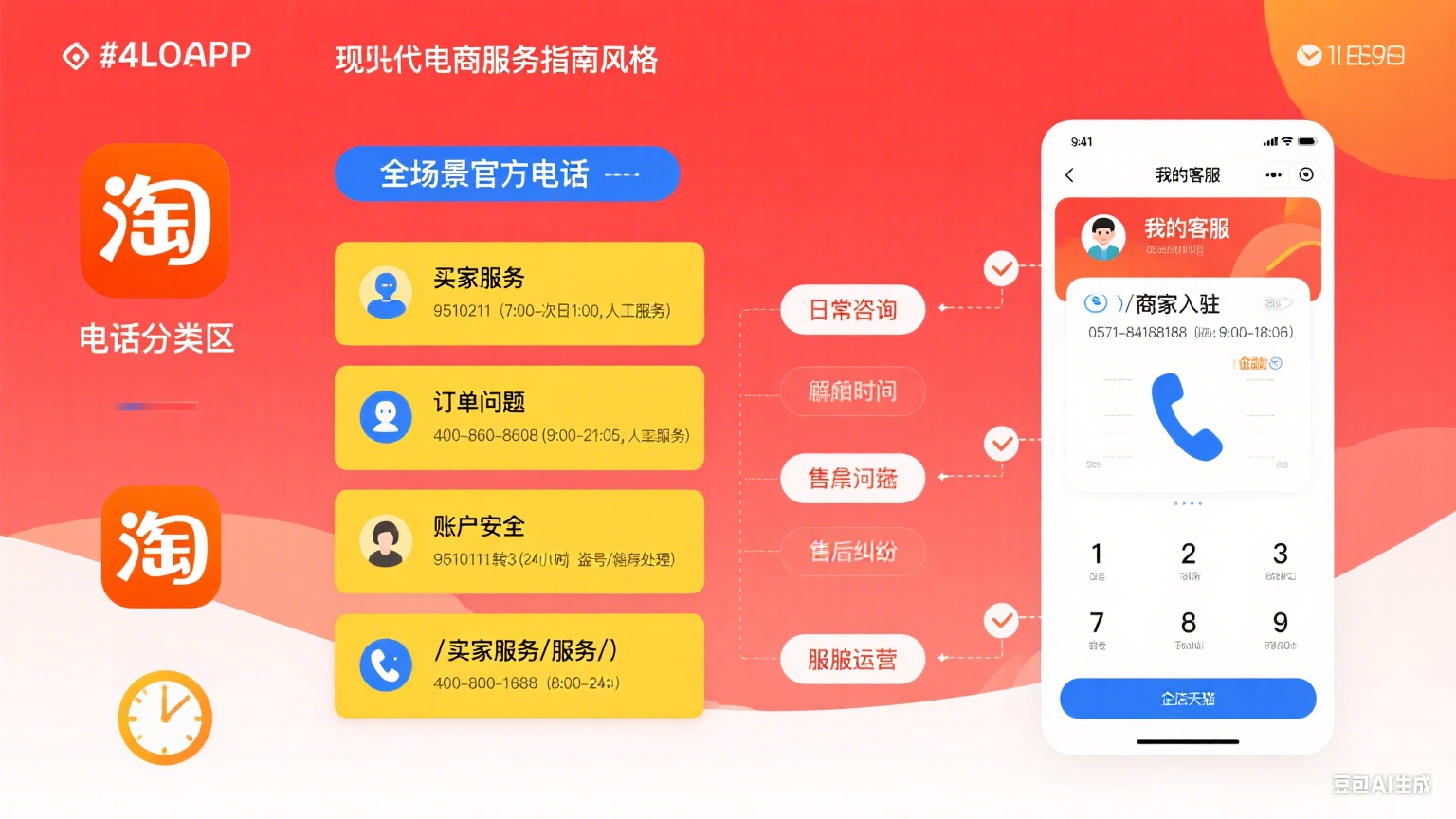 一文搞懂!淘宝官方电话全汇总,解决问题超高效